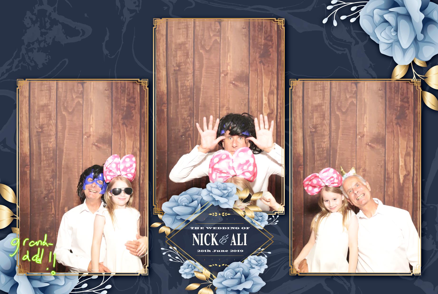 Nick & Ali's Wedding | View more photos from the event at gallery.myphotoboothexperience.co.uk/u/MyPhotoBoothExperienceLtd/Nick-Alis-Wedding